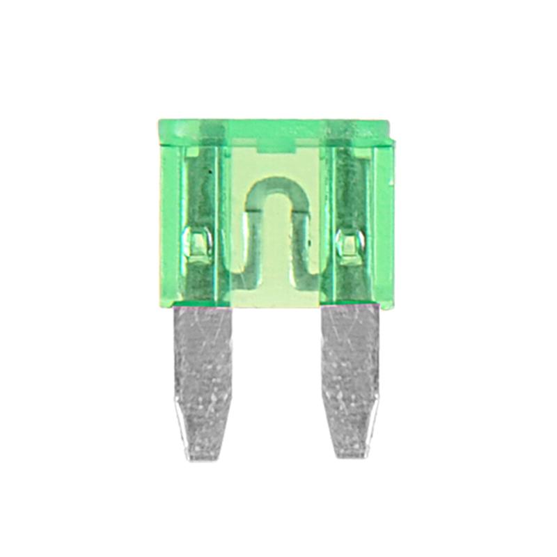 490469 VAROVALKA MINI 30A ZELENA