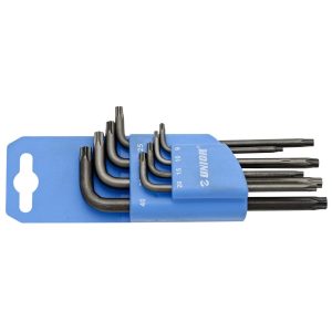 KLJUČI TORX  ART.220/7TXPH Gar. PVC obešalo, TX z luknjo.