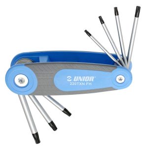 KLJUČI TORX ART.220/7TXNFH Gar. zložljivo držalo.