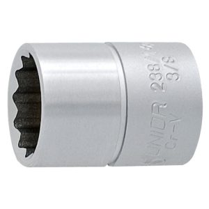 KLJUČ NASADNI 3/8" ART.238/1 12P Kromiran, poliran, 12 kotni.