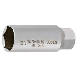 KLJUČ NASADNI 3/8" ART.3058/2 Tankostenski, kromiran, za svečke.